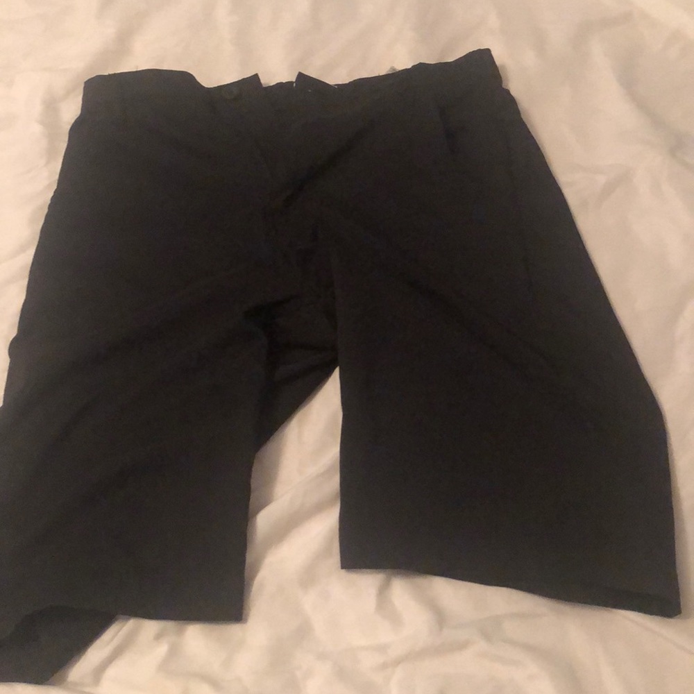 Black dress shorts